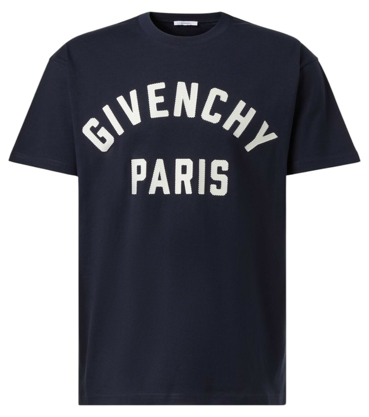 Photo: Givenchy Logo cotton jersey T-shirt
