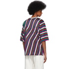 Issey Miyake Men Grey Dyeing Stripe T-Shirt