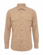 Brunello Cucinelli Mens Shirt Camel