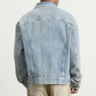 Maison Margiela Men's Taped Denim Jacket in Ice Blue