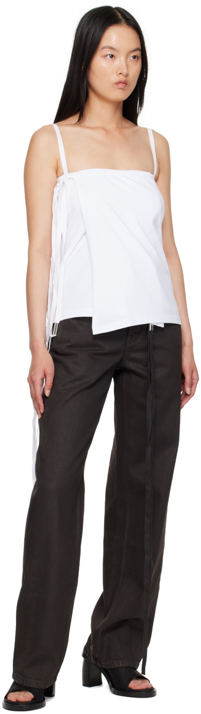 Ann Demeulemeester White Suzy Tank Top Ann Demeulemeester