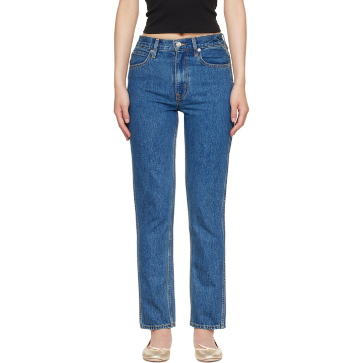 Photo: SLVRLAKE Blue Virginia Slim Jeans