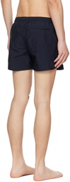 AMI Paris Navy Ami de Cœur Swim Shorts