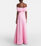 Rebecca Vallance Dianthe off-the-shoulder gown