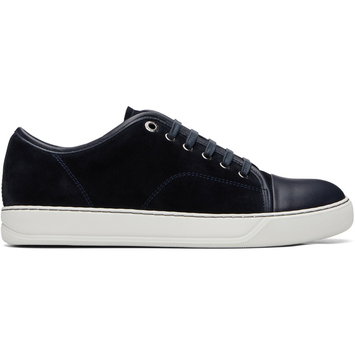 Photo: Lanvin Navy DBB1 Sneakers