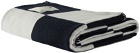 Tekla Black & White Cashmere Checkerboard Blanket
