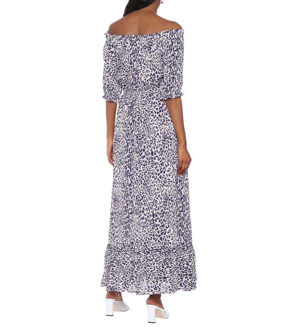 Baum und Pferdgarten Abril leopard-print midi dress