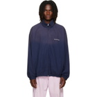 Acne Studios Navy Washed Logo Jacket