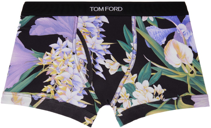 Photo: TOM FORD Black Floral Boxers