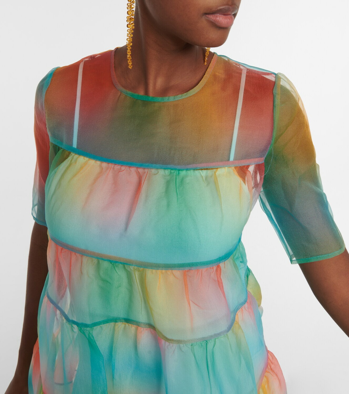 Staud - Hyacinth tiered maxi dress