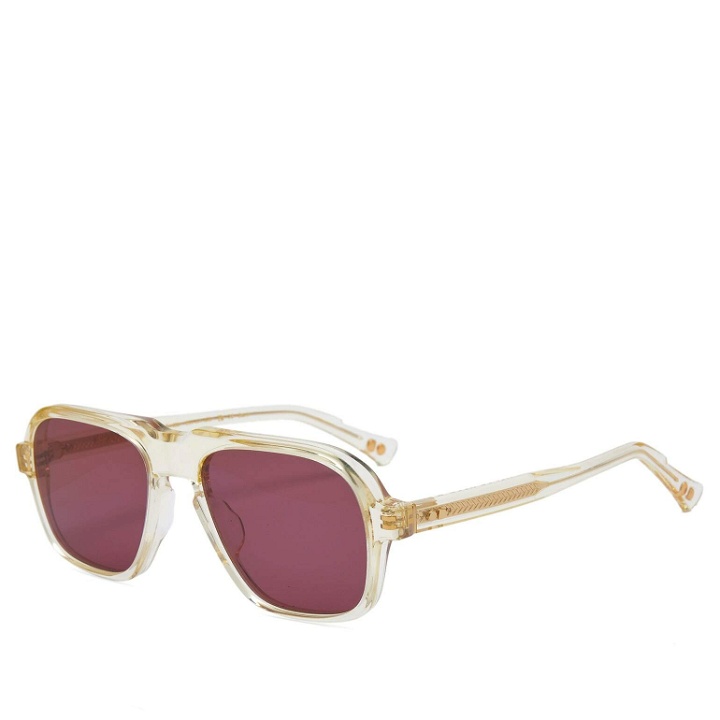 Photo: Oscar Deen Fraser Sunglasses in Champagne/Dusty Pink 