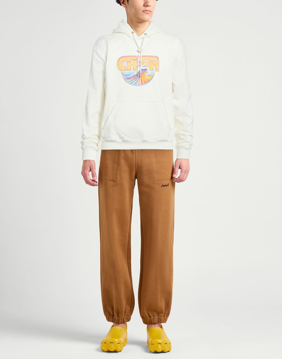 Casablanca Mens Sweatshirt Ivory
