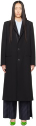 JW Anderson Black Buttoned Coat