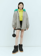 Gucci Satin Bomber Jacket