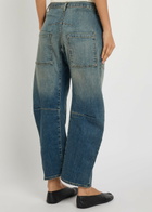 Nili Lotan Shon Barrel-leg Jeans Denim