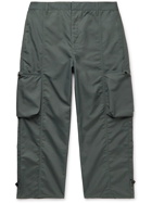 Deveaux - Keagan Cotton-Blend Canvas Cargo Trousers - Gray