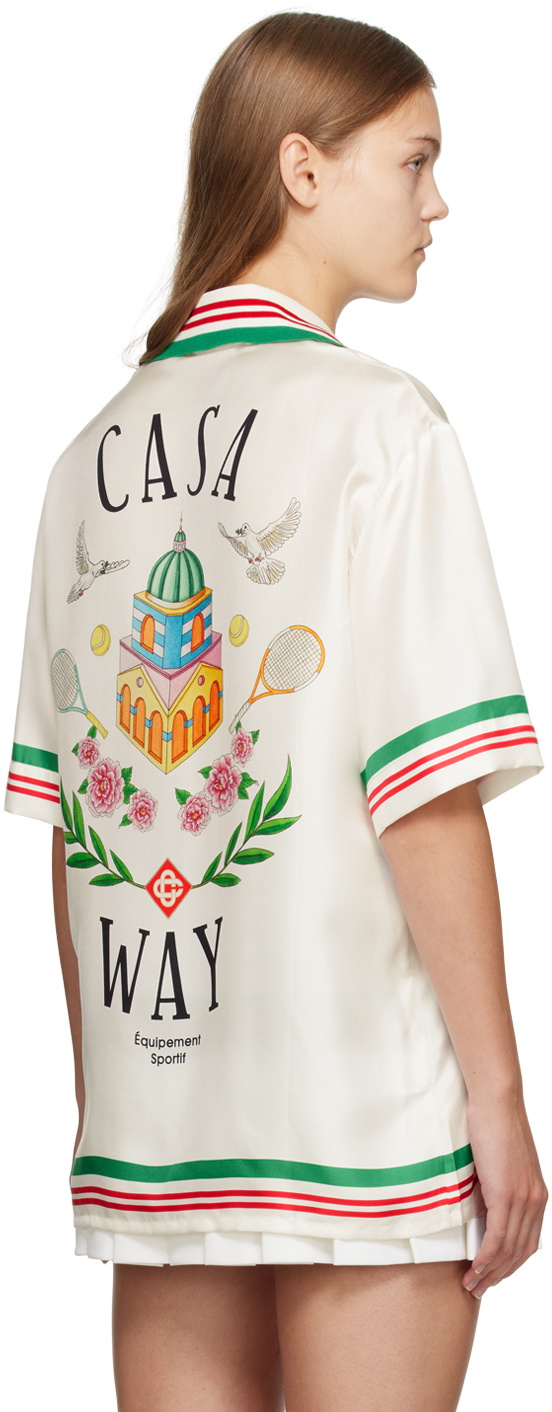 Casablanca White Casa Way Shirt Casablanca