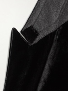 SAINT LAURENT - Velvet Blazer - Black