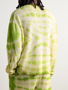 The Elder Statesman - Trance Tie-Dyed Cashmere Sweater - Green