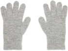 Vivienne Westwood Gray Fluffy Gloves