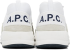 A.P.C. White Run Around Sneakers