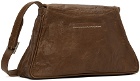 MM6 Maison Margiela Brown Numeric Medium Shoulder Bag