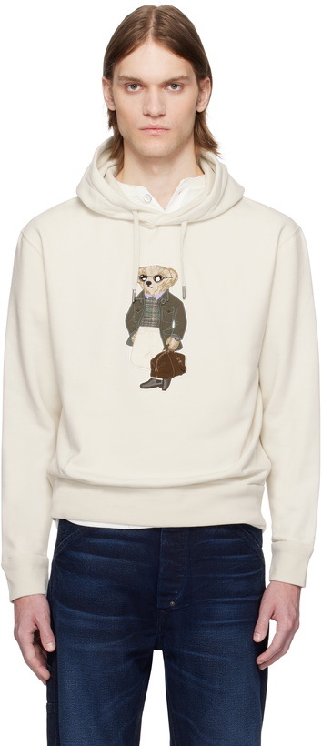 Photo: Ralph Lauren Purple Label Off-White Polo Bear Hoodie