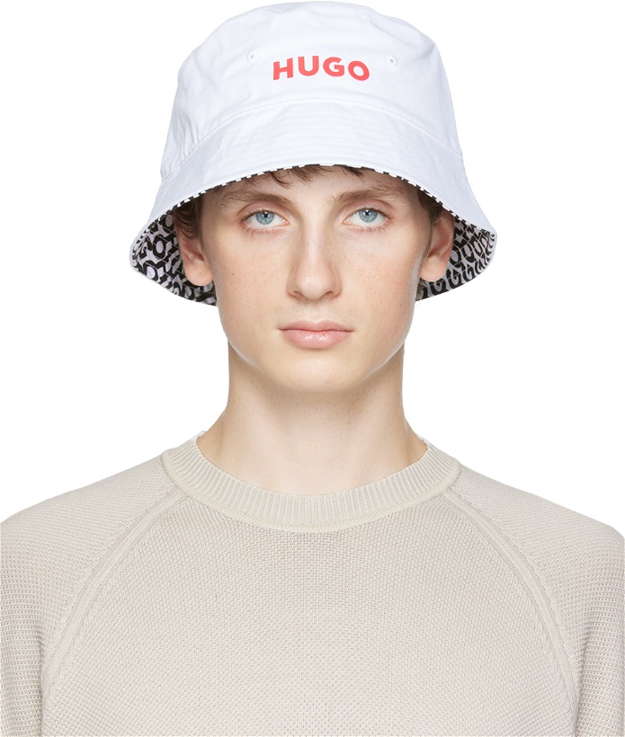 Photo: Hugo White Reversible Bucket Hat