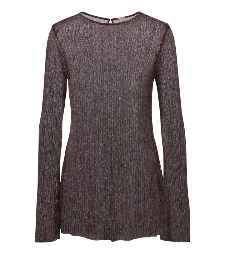 Photo: Cala de la Cruz Loreta knitted lamé top
