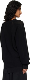 Y-3 Black Logo Knit Sweater