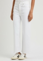 Agolde Harper Crop Straight-leg Jeans White