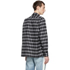 Johnlawrencesullivan Black Flannel Check Shirt