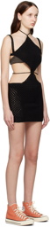 Kijun SSENSE Exclusive Black Diamond Minidress