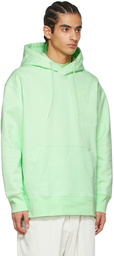 Y-3 Green Cotton Hoodie