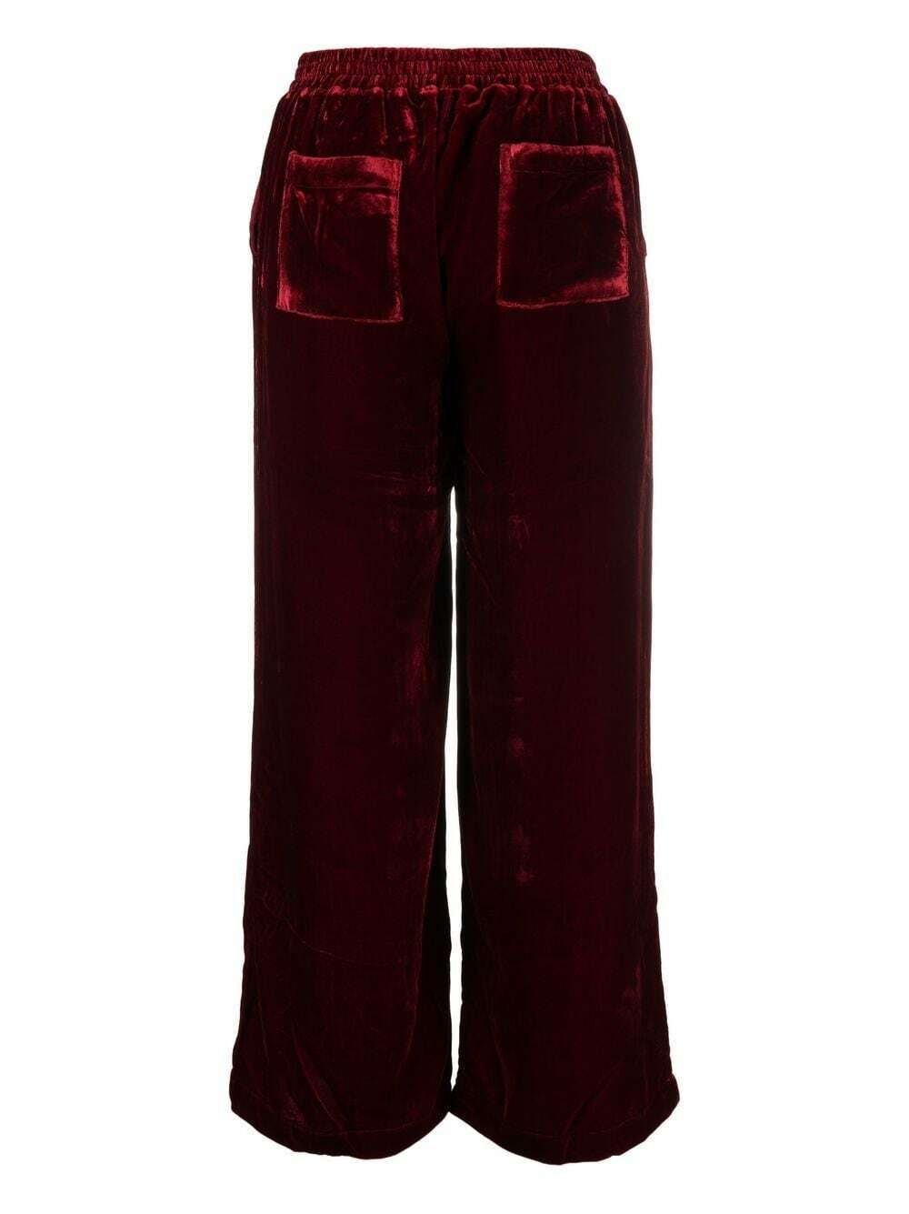 GOLDHAWK - Velvet Wide-leg Trousers