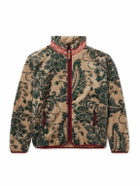 KAPITAL - Damask Printed Fleece Jacket - Neutrals
