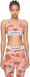 BAPE Pink 1st Camo Sport Bra