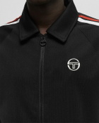 Sergio Tacchini RENSHAW TAPE TRACK TOP Black Mens Track Jacket