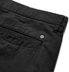 NN07 - Crown Garment-Dyed Stretch-Cotton Twill Shorts - Men - Black