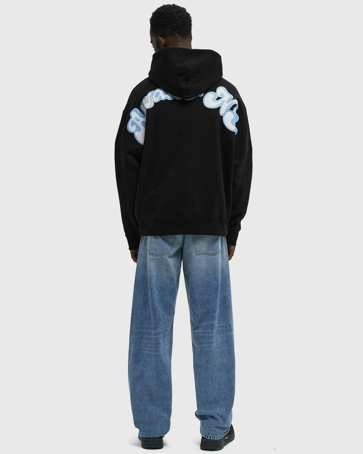 Awake TWILL LOGO HOODIE Black Mens Hoody