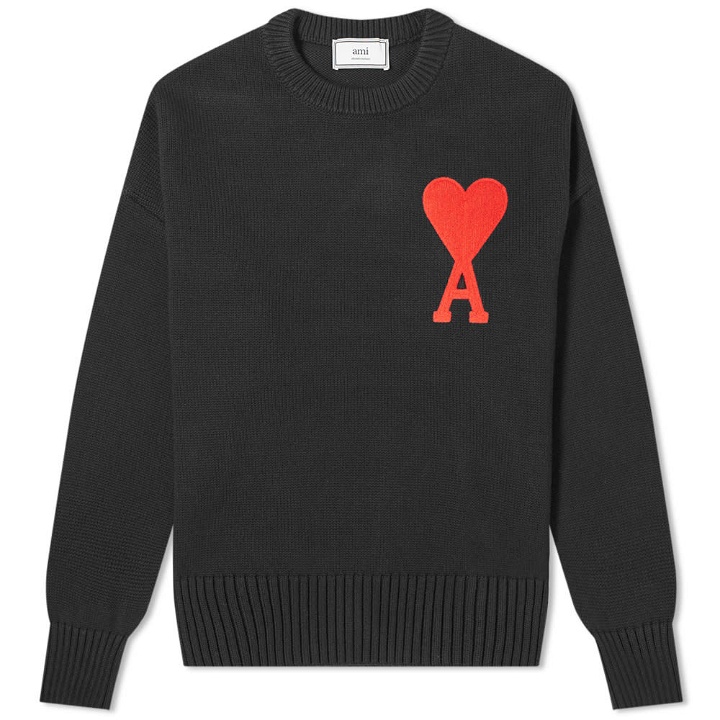 Photo: AMI Large A Heart Crew Knit