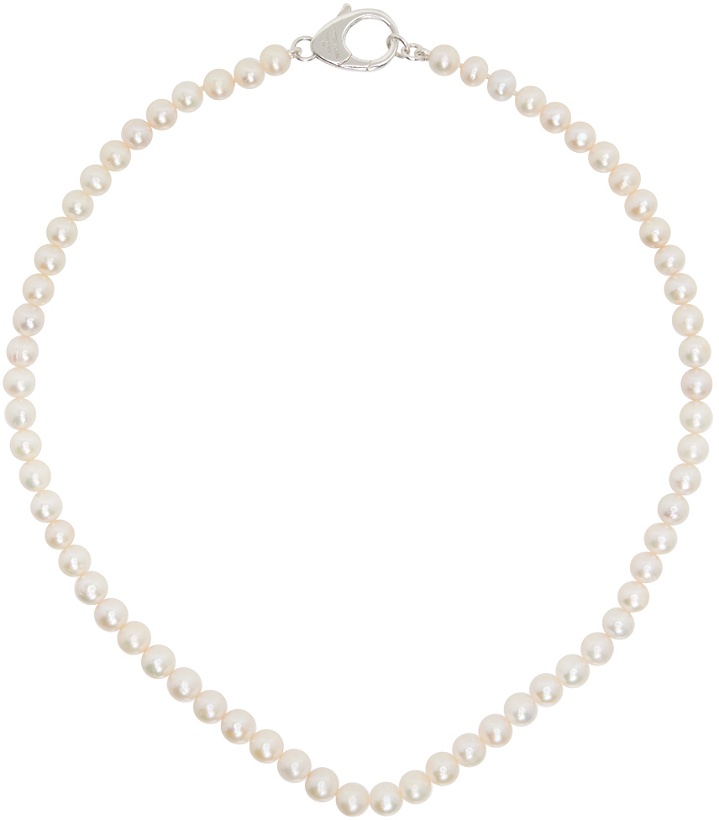 Photo: Hatton Labs White Pearl Classic Chain Necklace
