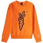 Carrots by Anwar Carrots Men's Signature Carrot Crew Sweat in Orange