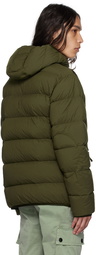 Stone Island Khaki Seamless Tunnel Down Jacket