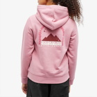 Napapijri Women's Rope Logo Hoodie in Pink Foxglove