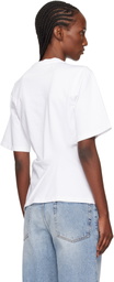 Róhe White Reinvented Twisted T-shirt