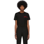 Alexander McQueen Black Mercerized Logo T-Shirt