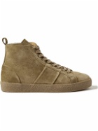 Mr P. - Larry Shearling-Lined Suede Sneakers - Brown