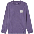 Gramicci Men's Long Sleeve Preserve It T-Shirt in Purple Pigment