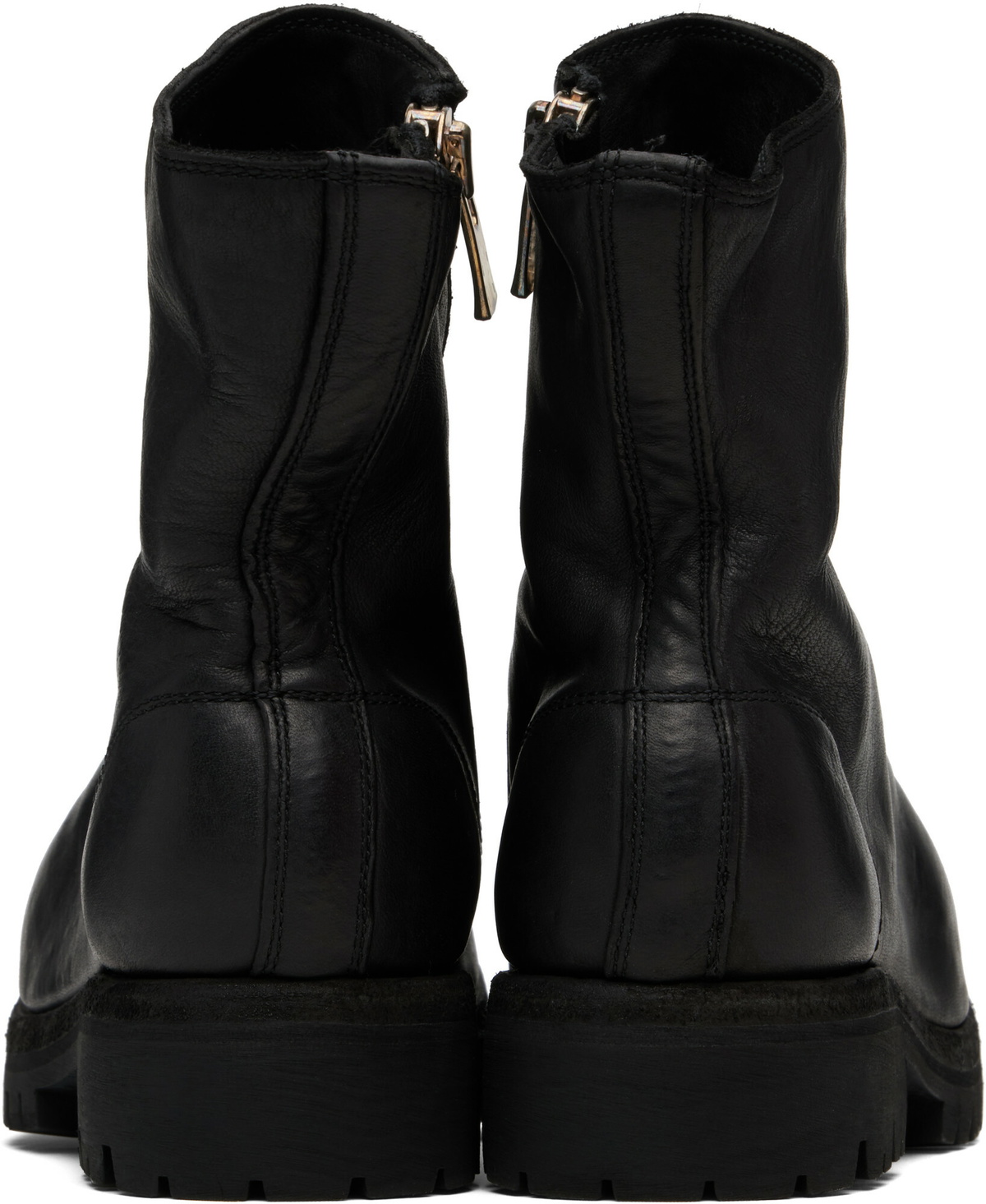 Guidi Black Side Zip Boots